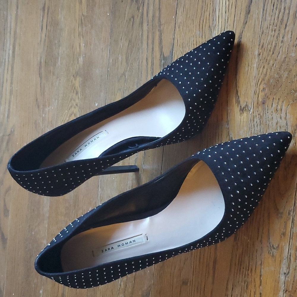 Zara black heels